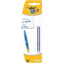 BIC BEGINNERS TWIST 2 RECHARGES BLEUES