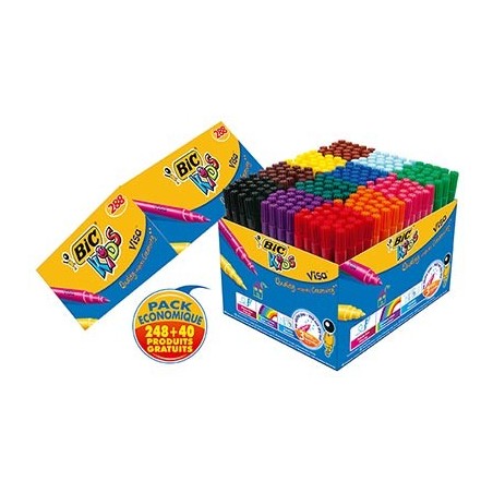 VISA 880 MAXI CLASSPACK 288 FEUTRES DONT 40 GRATUITS COLORIS ASSORTIS