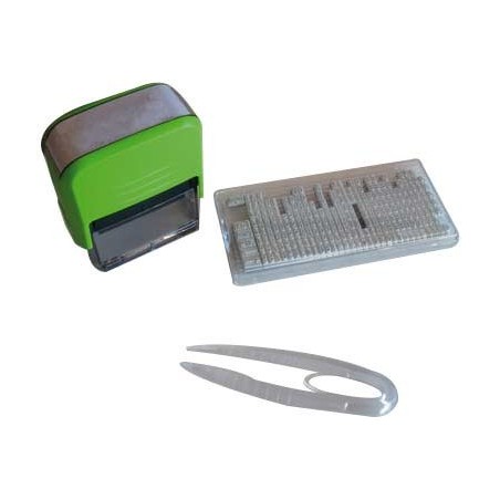 KIT TAMPON ENCREUR TEXTILE
