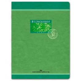 CAHIER RECYCLÉ 24X32 96P SÉYÈS 70G PIQURE