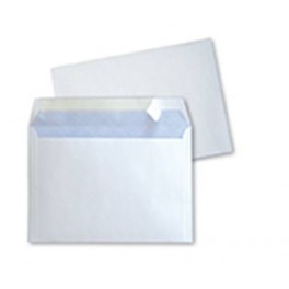 50 ENVELOPPES BLANCHES 114X162MM