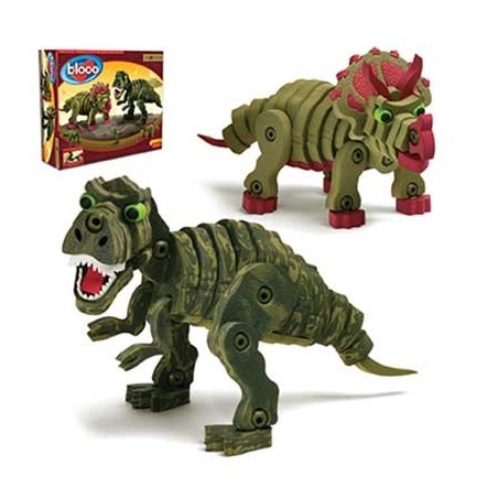 DINOSAURES JEU DE CONSTRUCTION EN MOUSSE