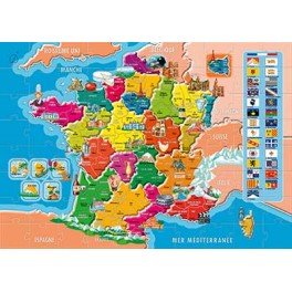 PUZZLE DÉPARTEMENTS ET RÉGIONS DE LA FRANCE 