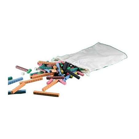 126 RÉGLETTES CUISENAIRE BOIS
